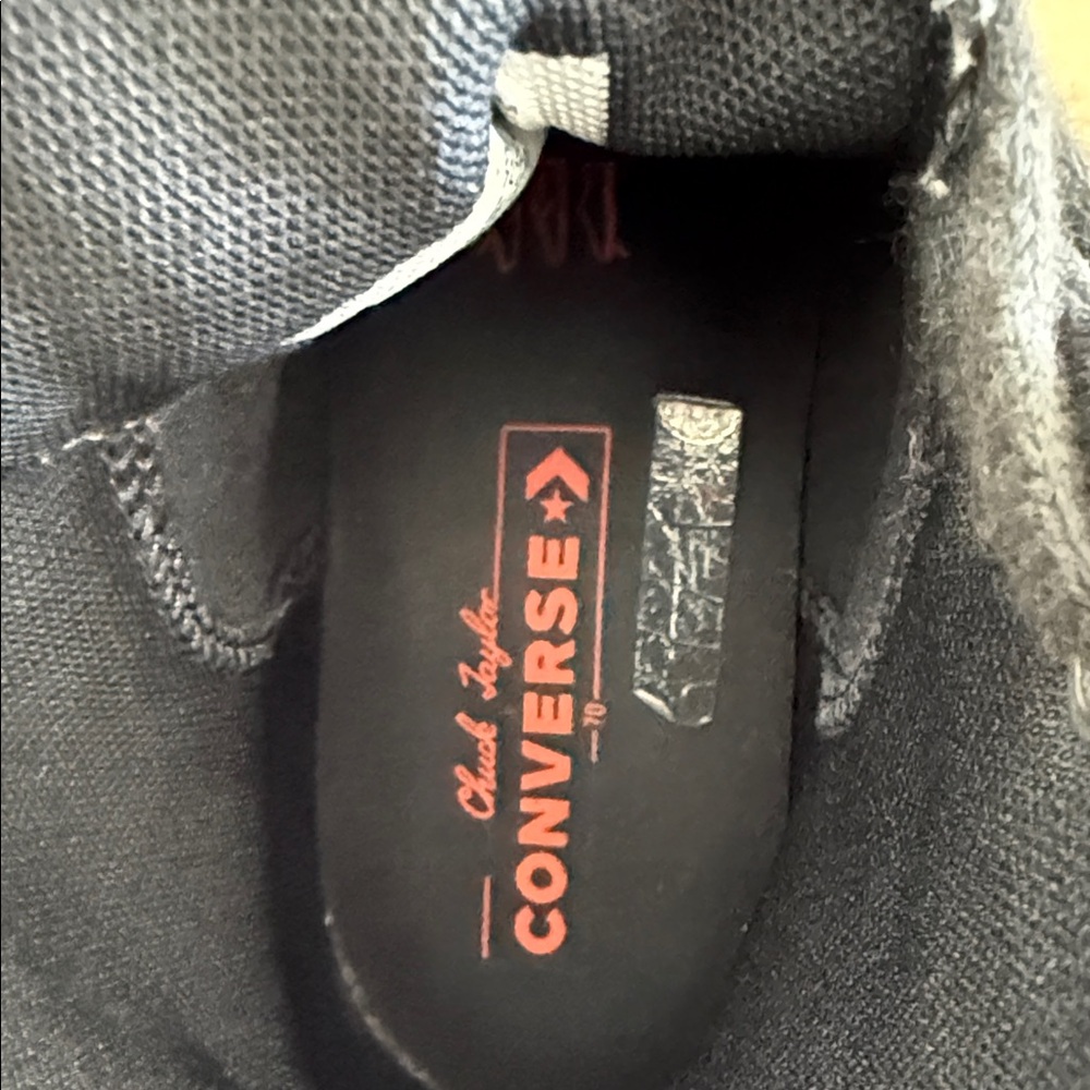 Converse Black High-Top Athletic Sneakers - Picture 3 of 5
